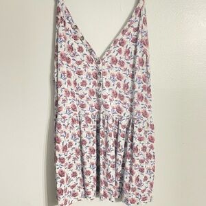 Floral Tank Top Blouse